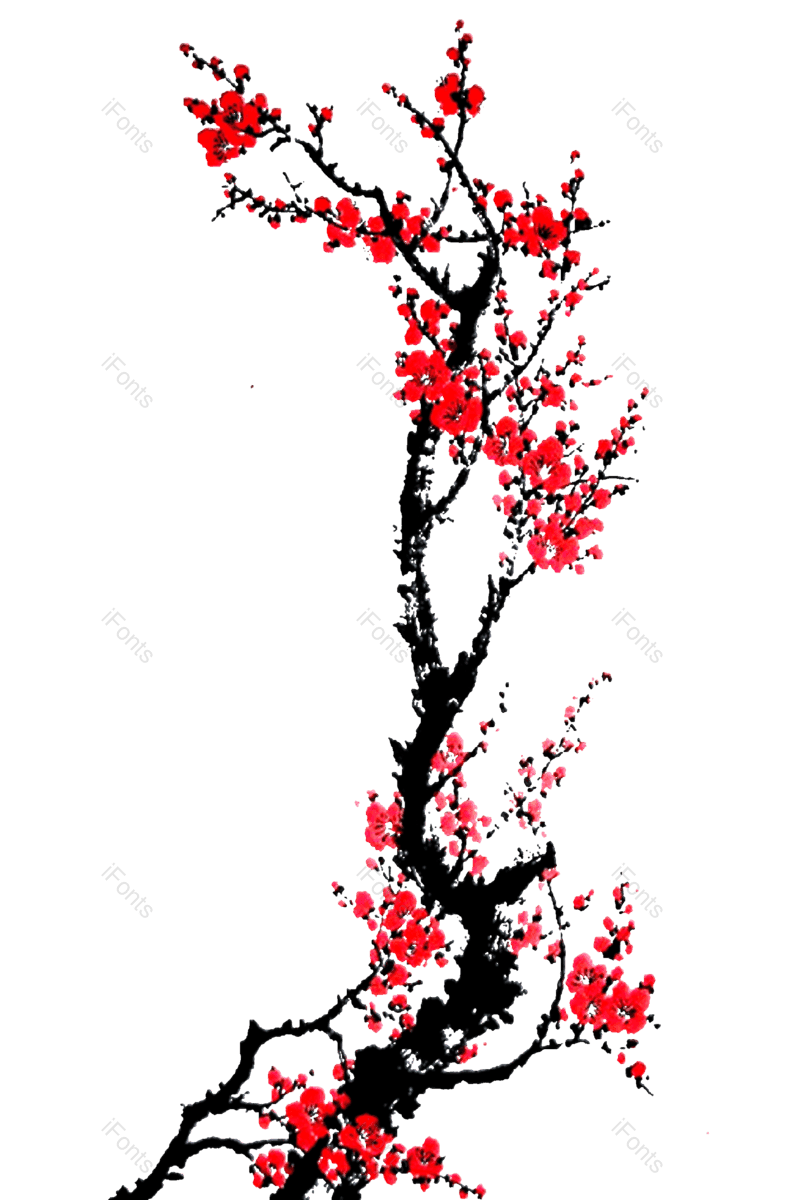 水墨图片,中国风元素,春节PNG,过年免抠素材